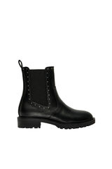 Only Stiefelette Chelsea Boot mit Nieten Schwarz