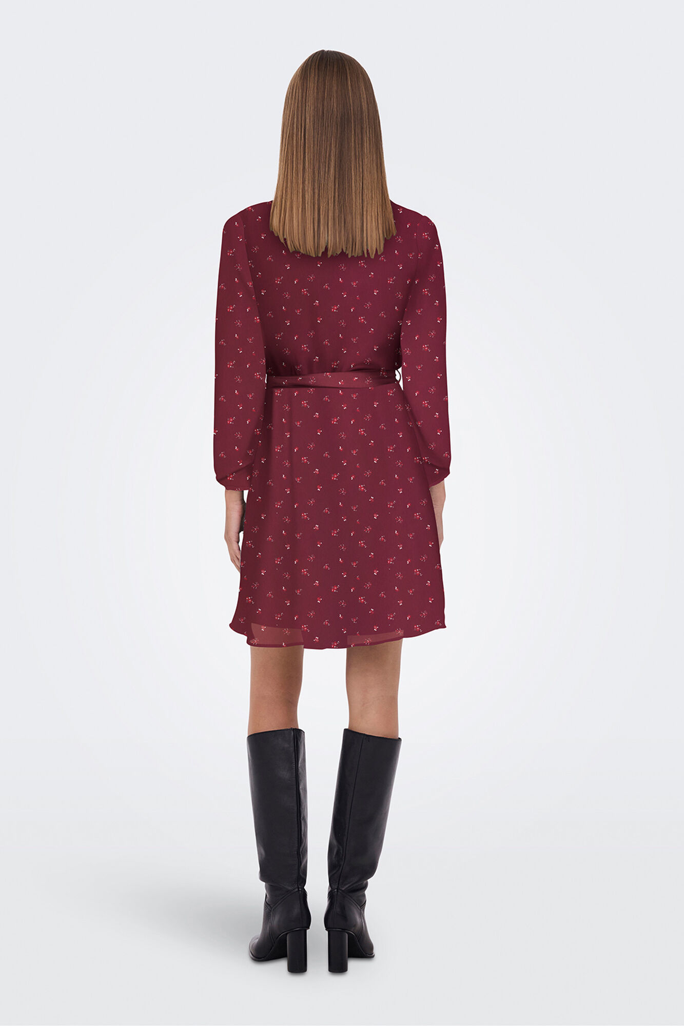 Only Vestido curto de gaze