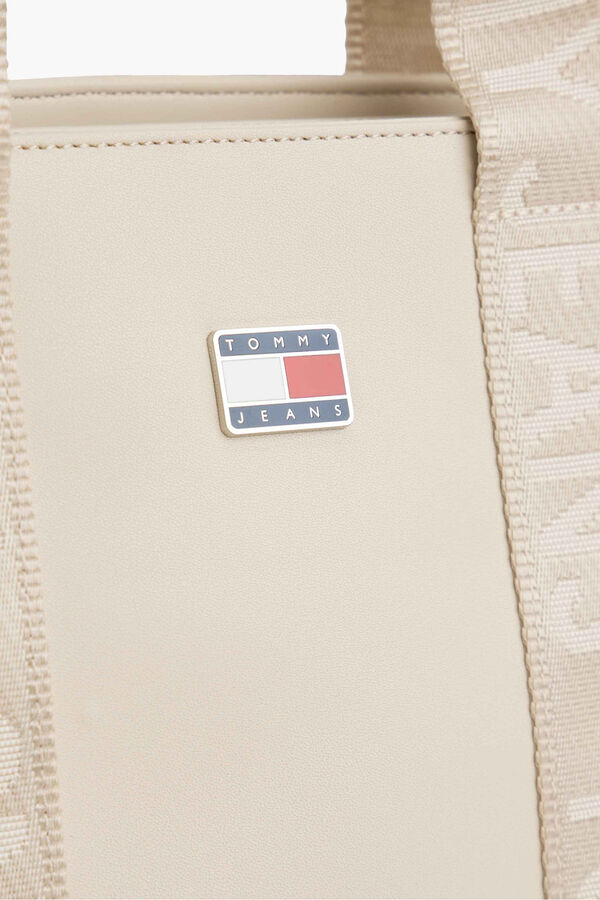 Tommy Jeans Bolso mini tote Tommy Jeans beige