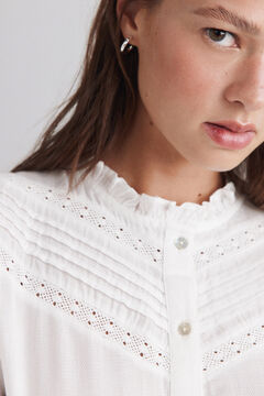 Springfield Romantic ruffle neck blouse