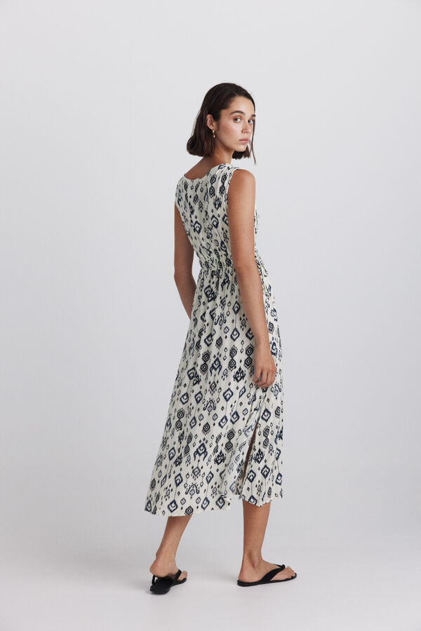 Springfield Strappy waist dress printed
