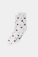 Springfield Chaussette T&ecirc;tes Mickey gris