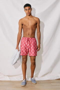 Springfield Palm print swim shorts color