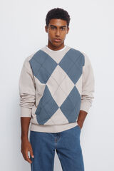 Springfield Diamond sweatshirt nude