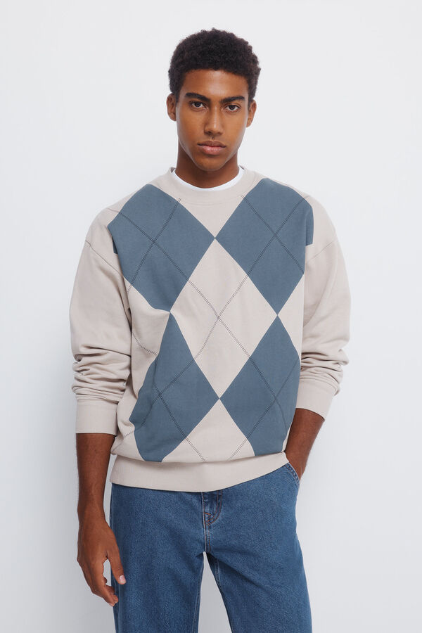 Springfield Diamond sweatshirt nude