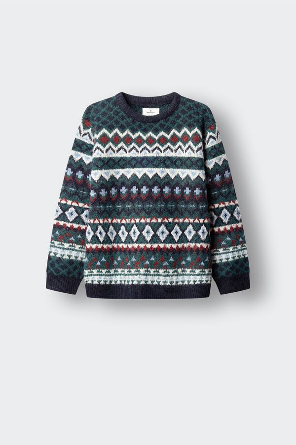Springfield Kids Jersey jacquard ni&ntilde;o azul