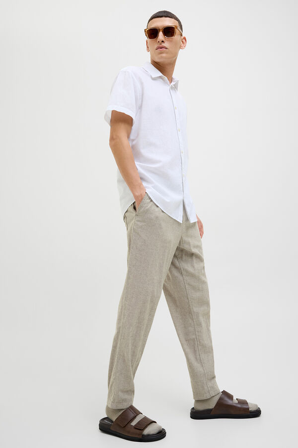 Jack & Jones Pantal&oacute;n carrot fit gris