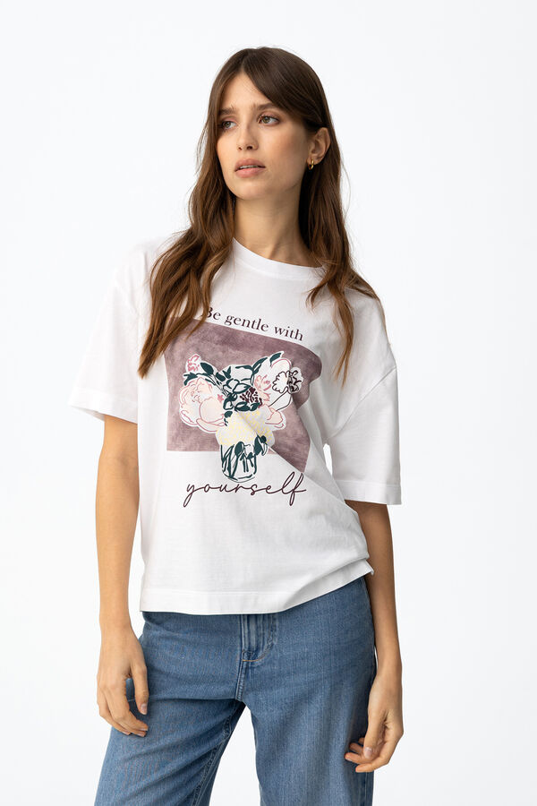 Tiffosi Relaxed fit T-shirt blanc