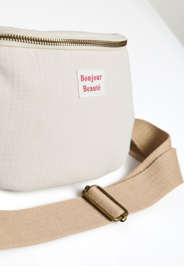 Pieces Bolsa de cintura com al&ccedil;a ajust&aacute;vel cinzento