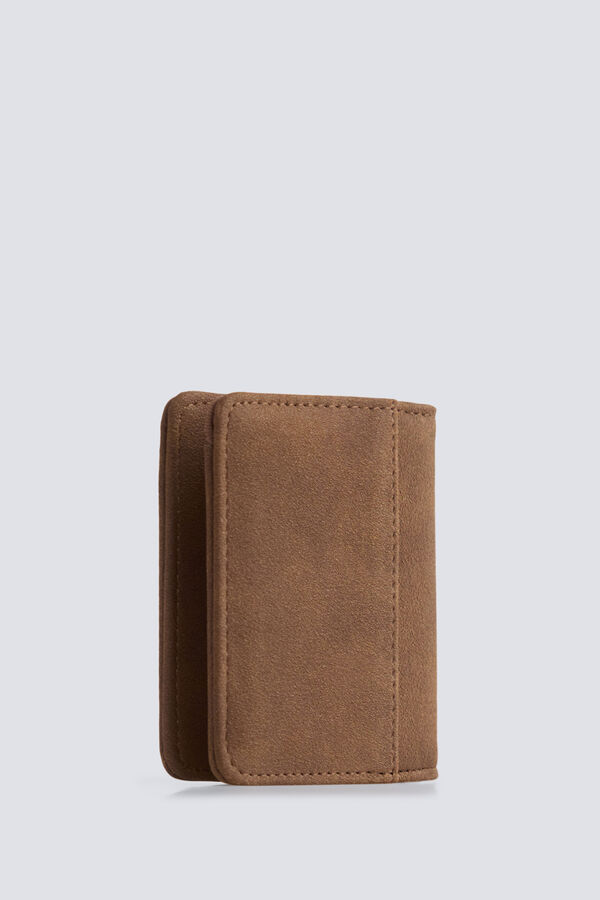 Springfield Faux suede wallet mink