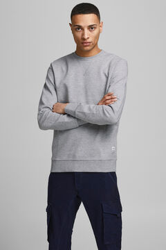 Springfield Plain cotton sweatshirt grau