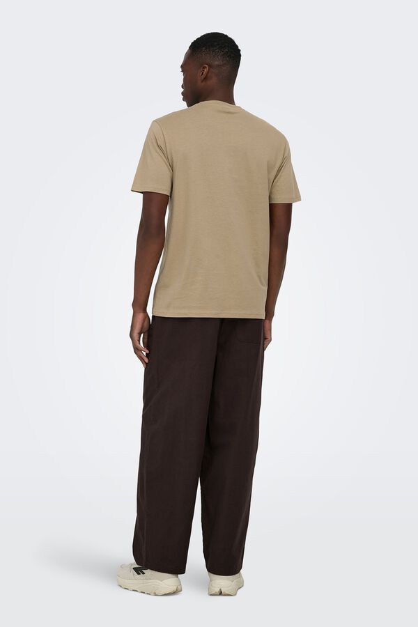 Only & Sons Short sleeve T-shirt gris