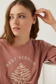 Springfield Sweat-shirt arbre Springfield coton biologique rose