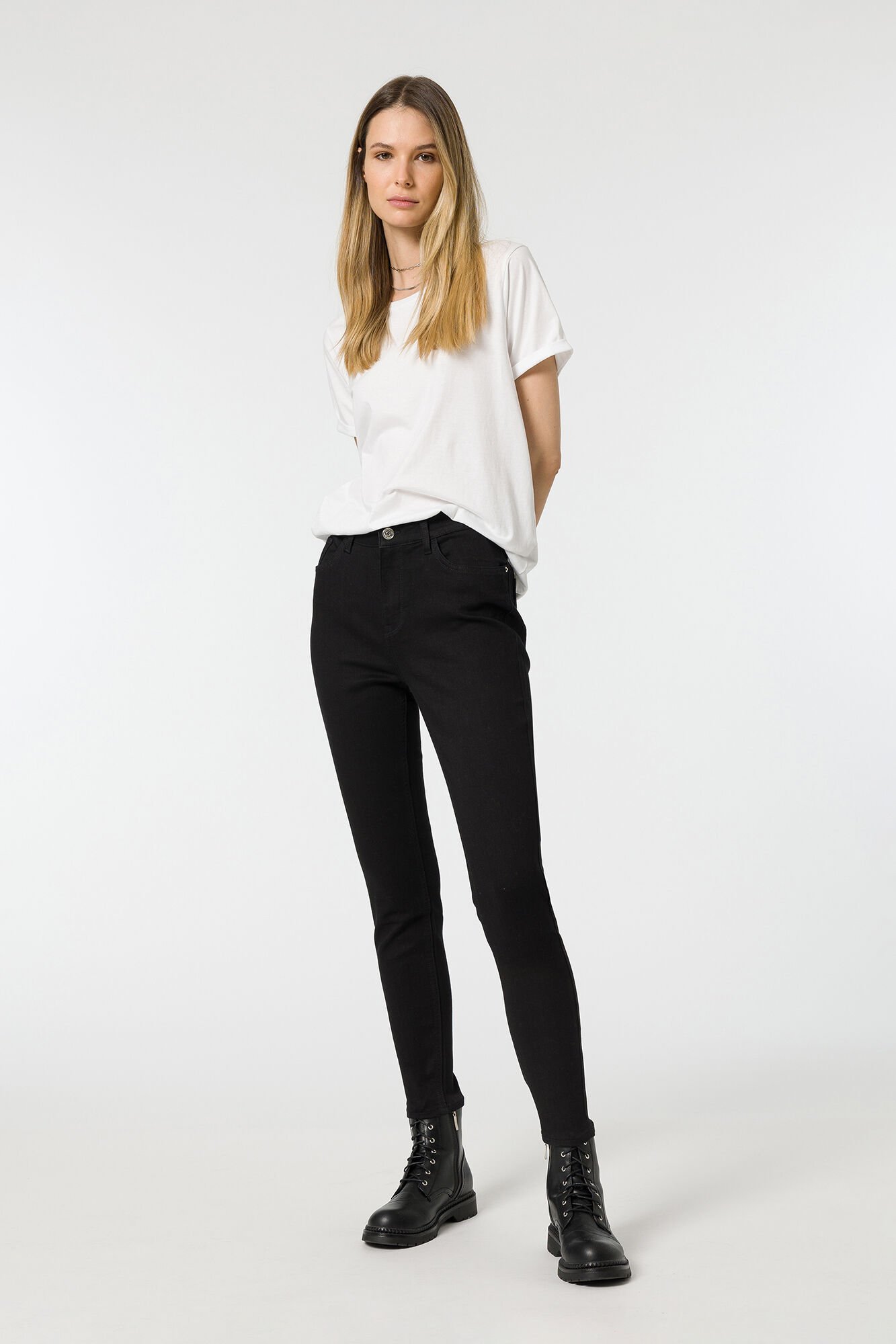 Tiffosi Jeans Lauren Skinny Tiro Alto