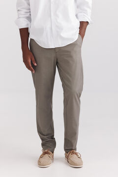 Springfield Bicolour structure comfort fit chinos