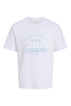 Jack & Jones PLUS T-shirt manga curta em algod&atilde;o