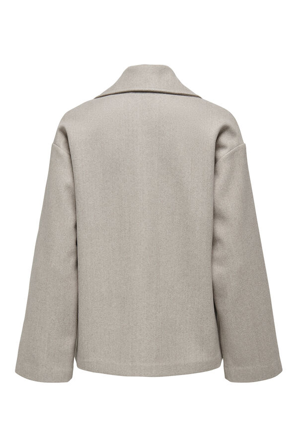 Only Chaqueta estilo paño beige