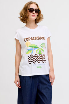 Jack & Jones T-shirt boxy com estampado