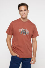 Springfield Short-sleeved Columbia Rockaway River™ T-shirt Outdoor for men deep red
