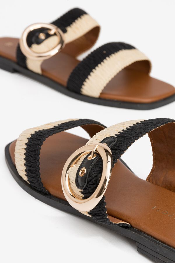 Tiffosi Flat sandal black