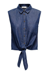 JDY Camisa sin mangas nudo