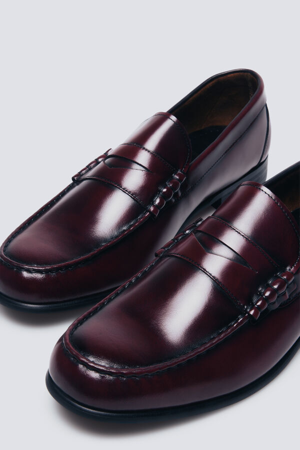 Springfield leather moccasin mask red