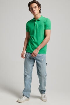 Springfield Destroyed polo shirt green