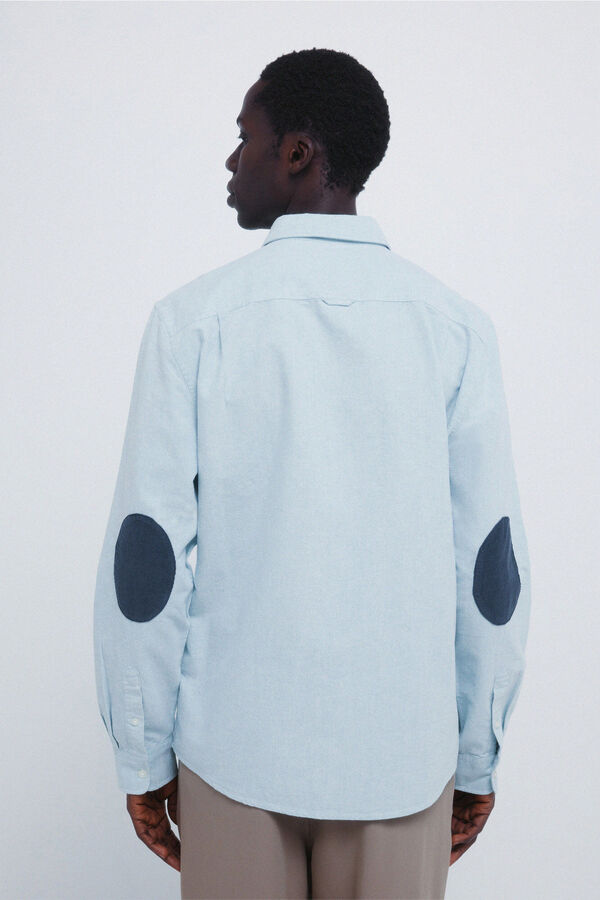 Springfield Brushed Oxford shirt green