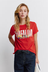 Springfield T-shirt Mafalda red