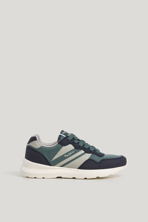 Pepe Jeans Sapatilhas urbanas multimaterial azul