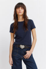 Springfield Basic fitted T-shirt black