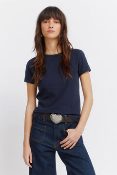 Springfield Basic fitted T-shirt