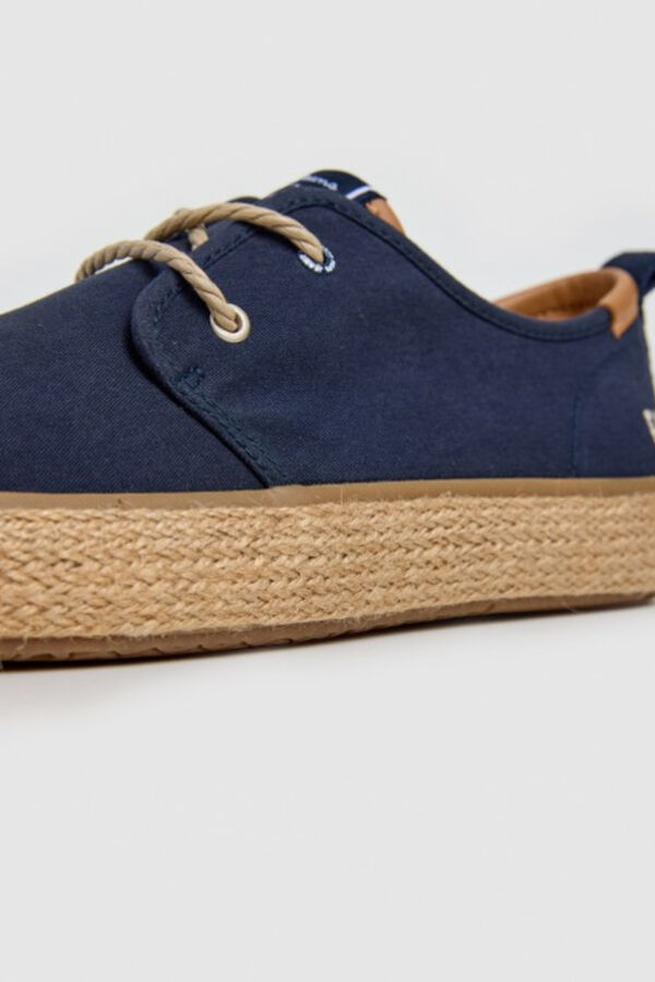 Pepe Jeans Zapatos cl&aacute;sicos de algod&oacute;n azul