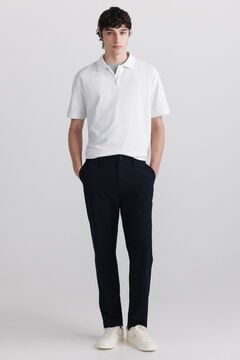 Springfield Zip fastening structure polo shirt