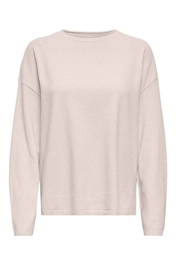 Only Round neck jumper grey