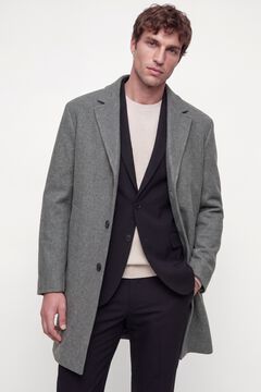 Jack & Jones Abrigo abotonado largo rodilla