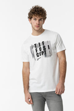 Springfield T-shirt com estampado frontal branco