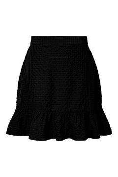 Springfield Short flounced skirt black