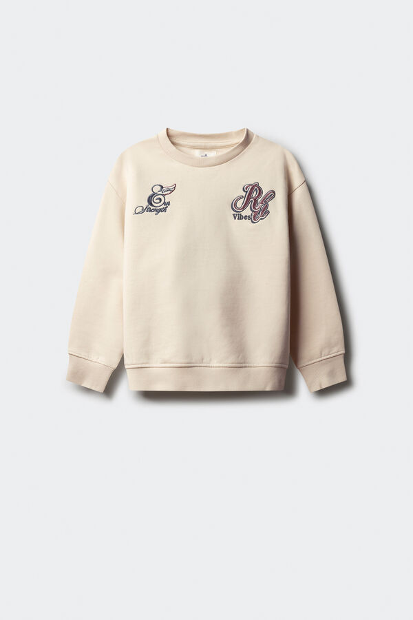 Springfield Kids Sudadera Resistance niño blanco