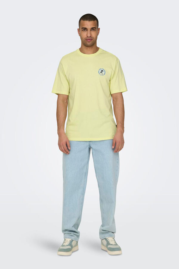 Springfield Camiseta manga corta amarillo