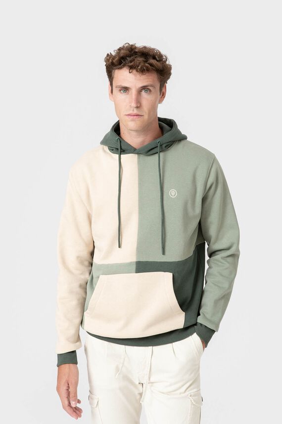 Sudadera asimétrica con capucha