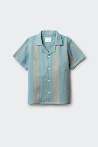 Springfield Kids Camisa de manga curta bordada &agrave;s riscas para menino