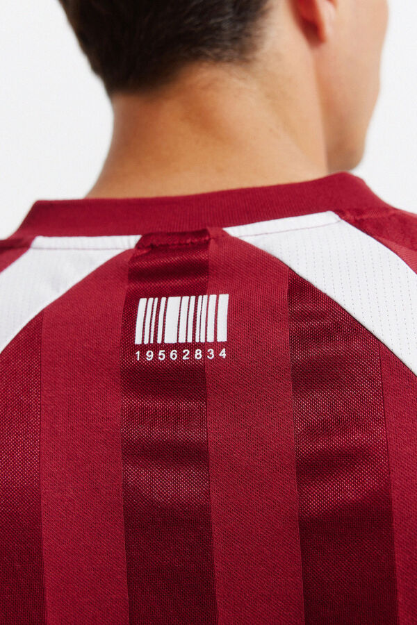 Springfield T-shirt de futebol com pe&ccedil;as vermelho