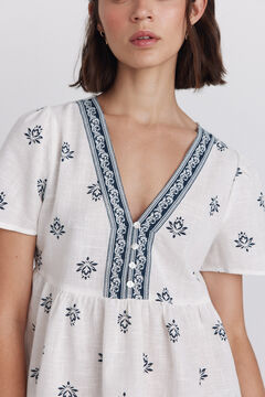 Springfield Peplum shirt with neckline details