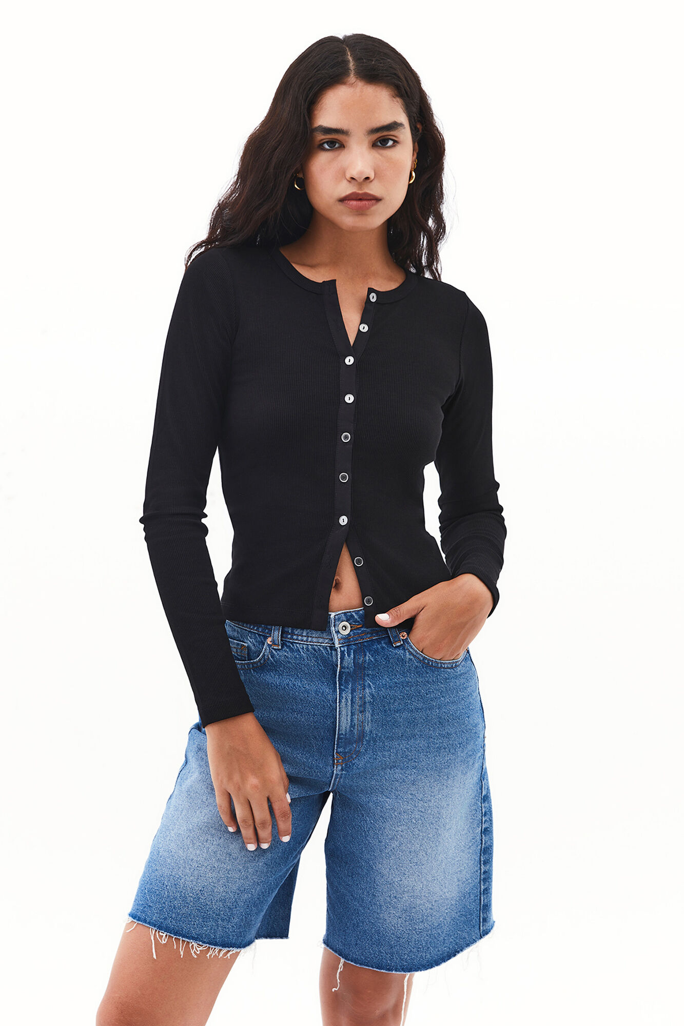 Oxxo Camiseta con botones