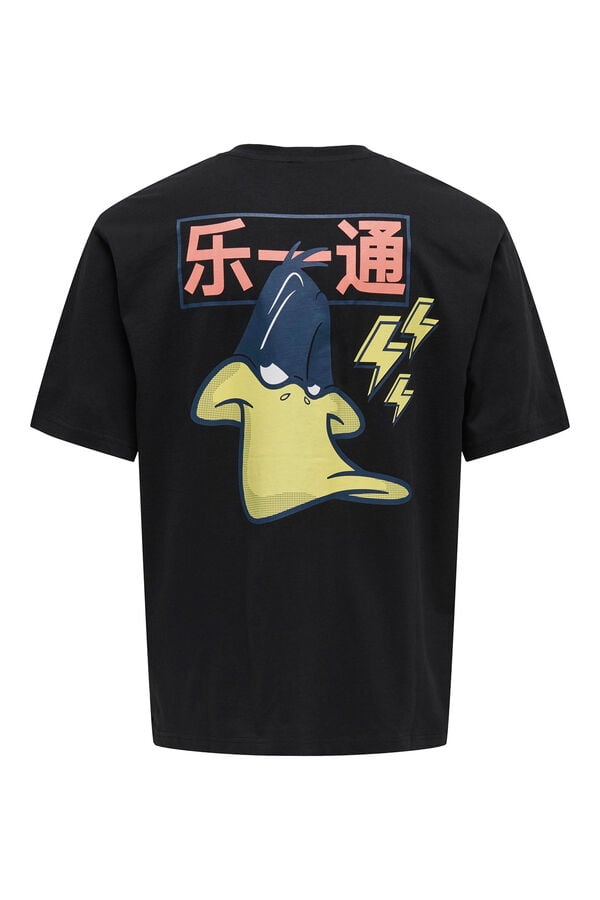 Springfield Looney Tunes short sleeve T-shirt crna