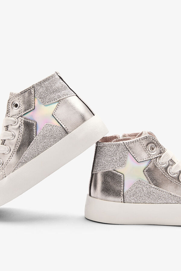 Conguitos Zapatillas Altas con Estrella gris
