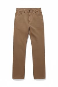 Springfield 5-pocket washed straight fit trousers