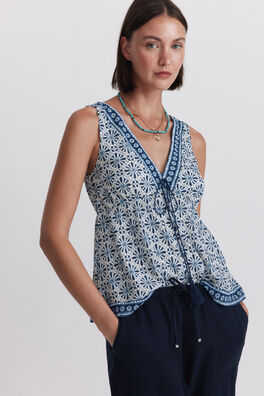 Top estampado cenefa
