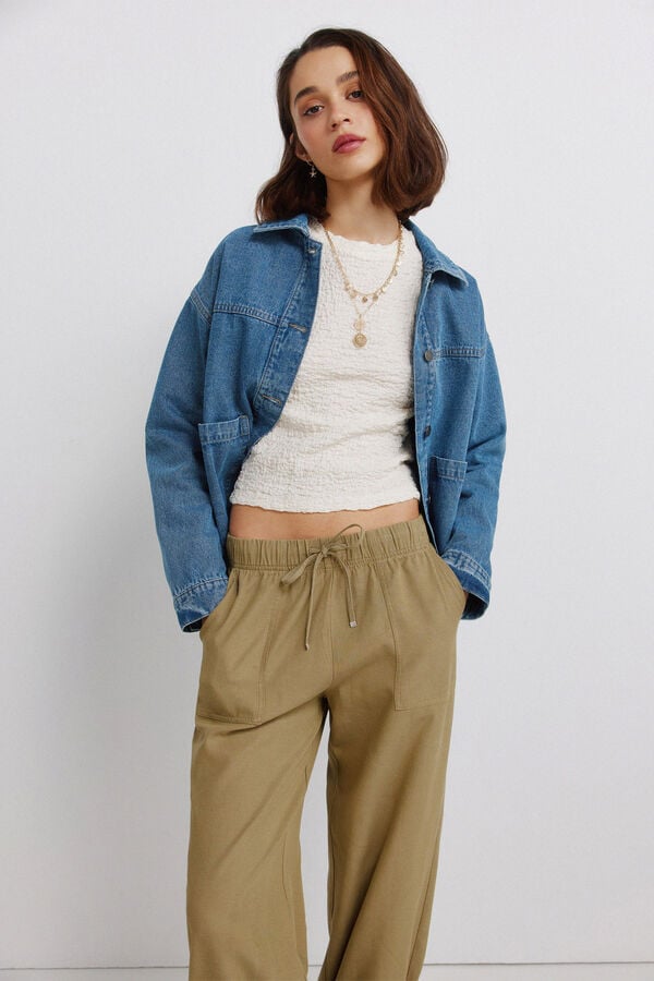 Springfield Jogger cargo trousers beige